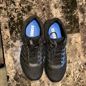 K-Swiss Black and Blue Men's Sneakers